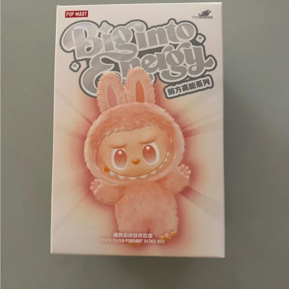 💜 Unopened Authentic Labubu Big Into Energy Monsters Luck - Picture 2 of 3